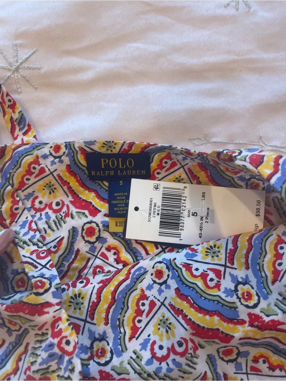 Girl’s Ralph Lauren Crop Tank and Shorts Set - Multi